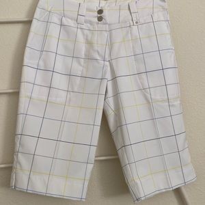 Nike Golf DRY-FIT Shorts White SZ 2 NWOT